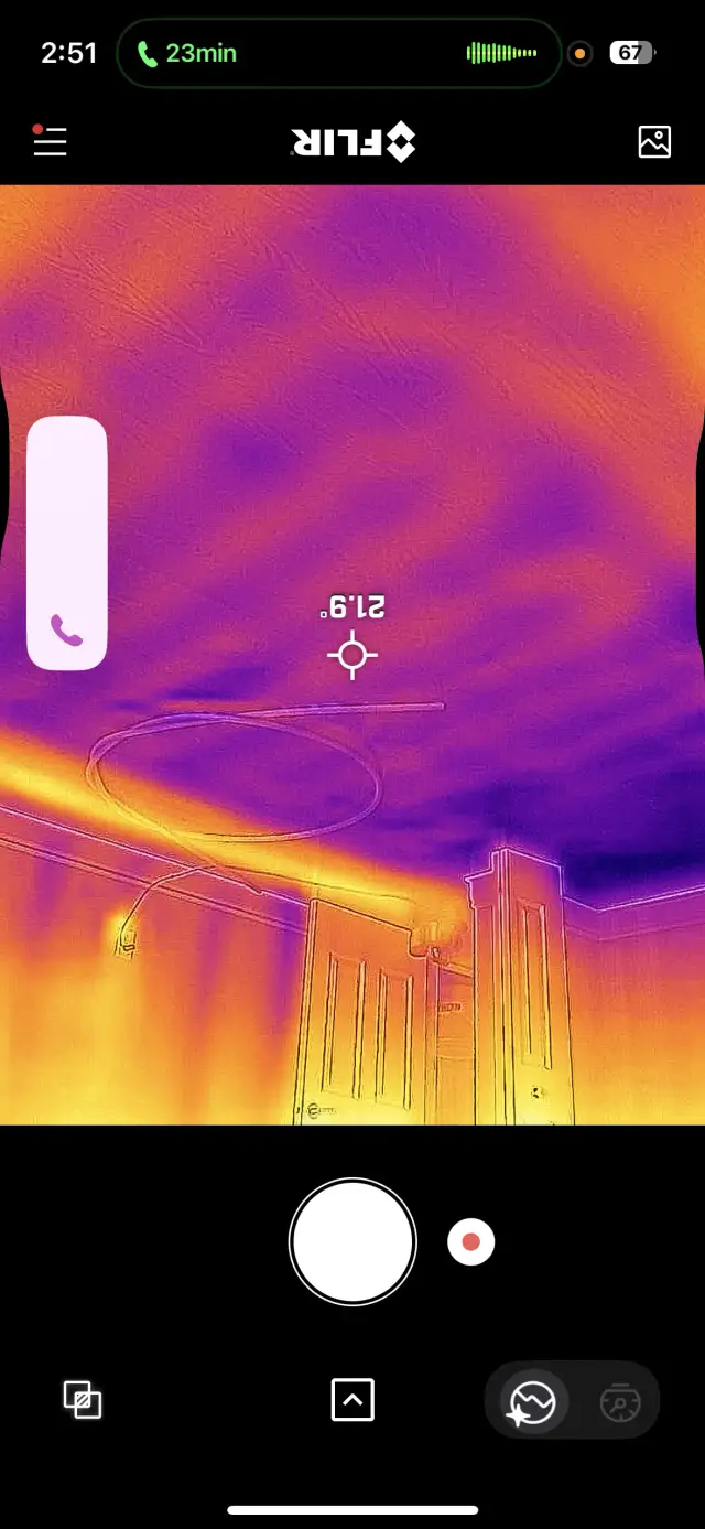 Radiant floor heat tubing laid on insulation