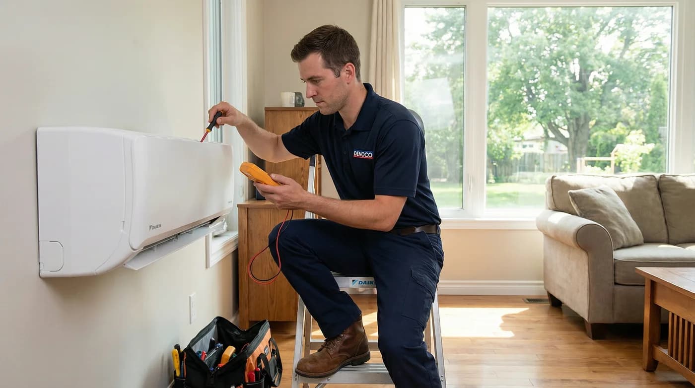 Daikin ductless wall unit for zoned cooling