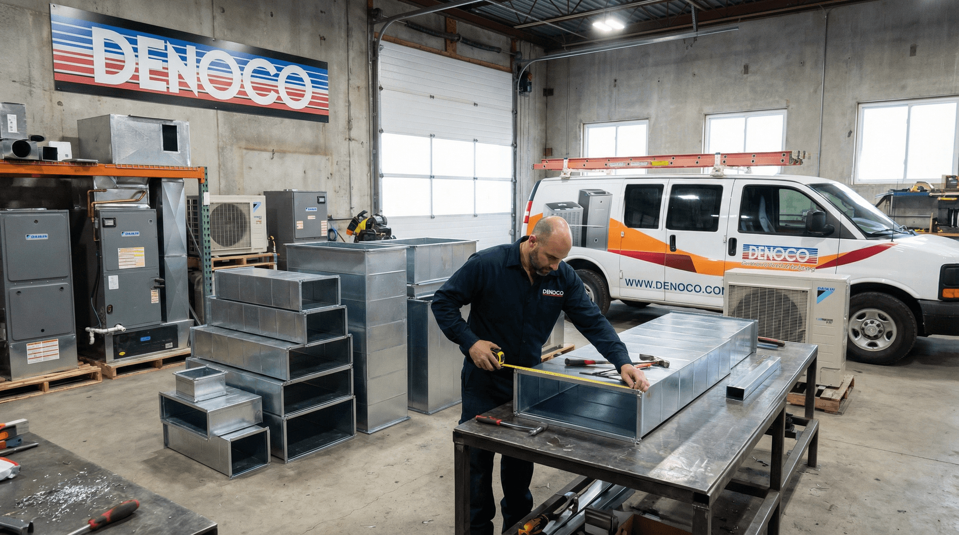 Custom galvanized duct fabrication for balanced airflow