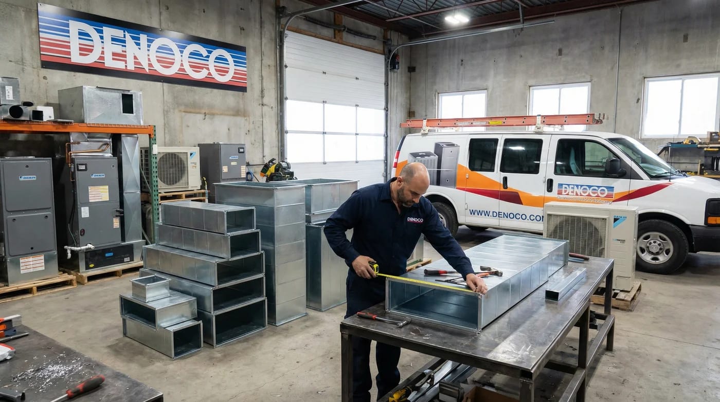 Custom galvanized duct fabrication for balanced airflow